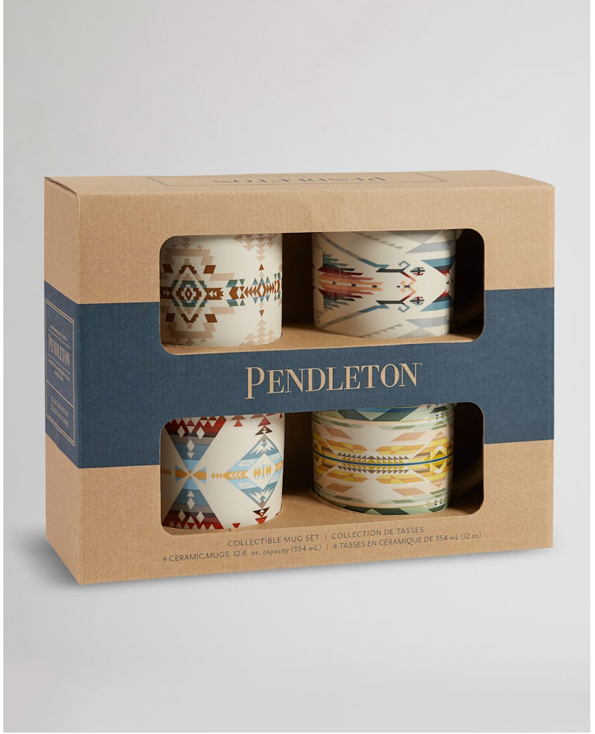 Pendleton | Tapered Mugs | Set of 4 | Tartan Mug Set Collection
